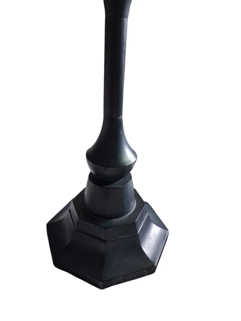Black Decorative Pedestal Candle Holder